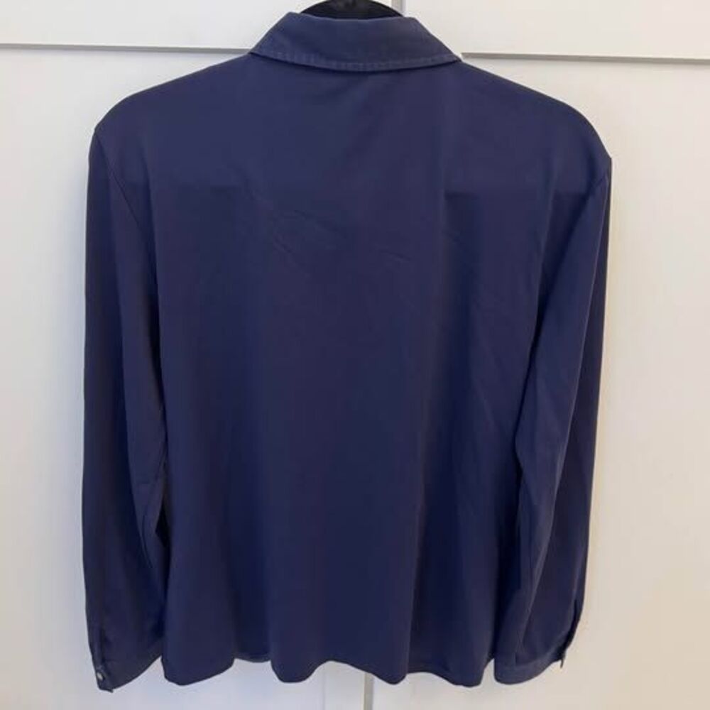J.McLaughlin Navy Blue Button-Down Shirt Size XL - Picture 6 of 6